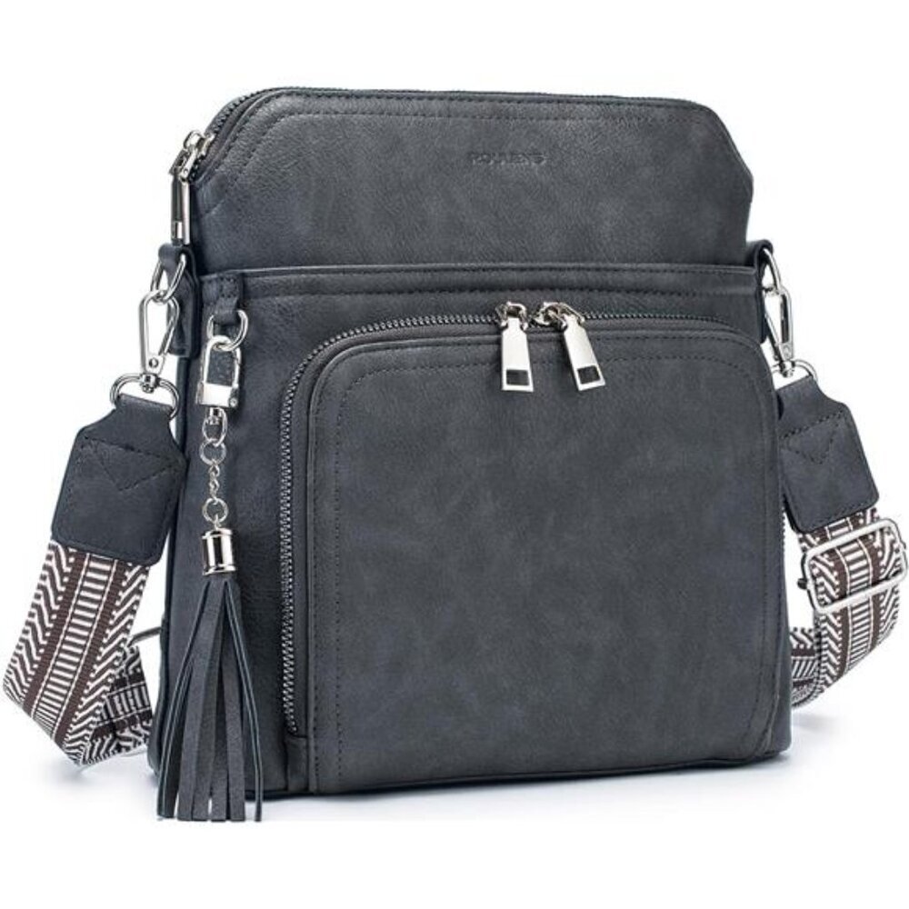 Medium Crossbody Bag for Women Vegan Leather - Picture 1 of 7